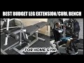 Best budget leg extension leg curl bench for home gym  bodysolid glce365 leg extensioncurl review