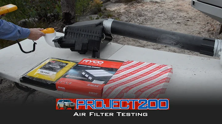LandCruiser 200 Air Filter Testing
