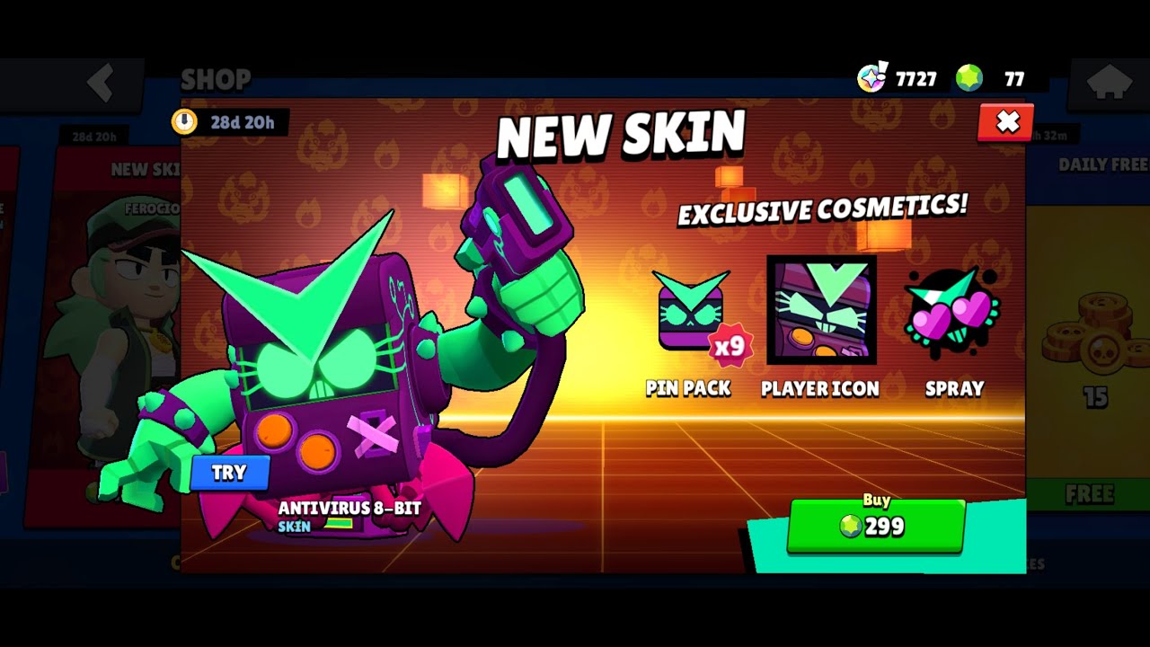 Antivirus 8 BIT Brawl Stars Live Stream YouTube