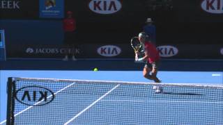 Nadal's incredible set point - 2014 Australian Open