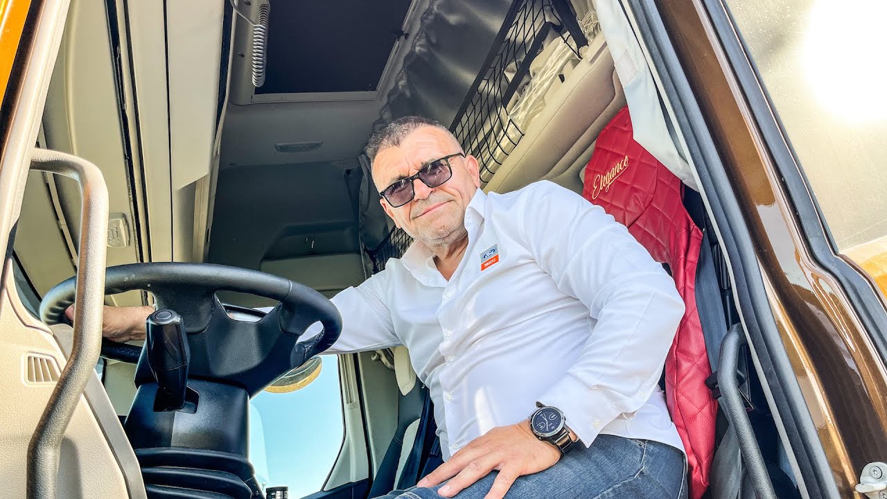 Gigi Vlase, prima cursă cu F-MAX. De la Slobozia la Constanța, cu 20 tone încărcătură