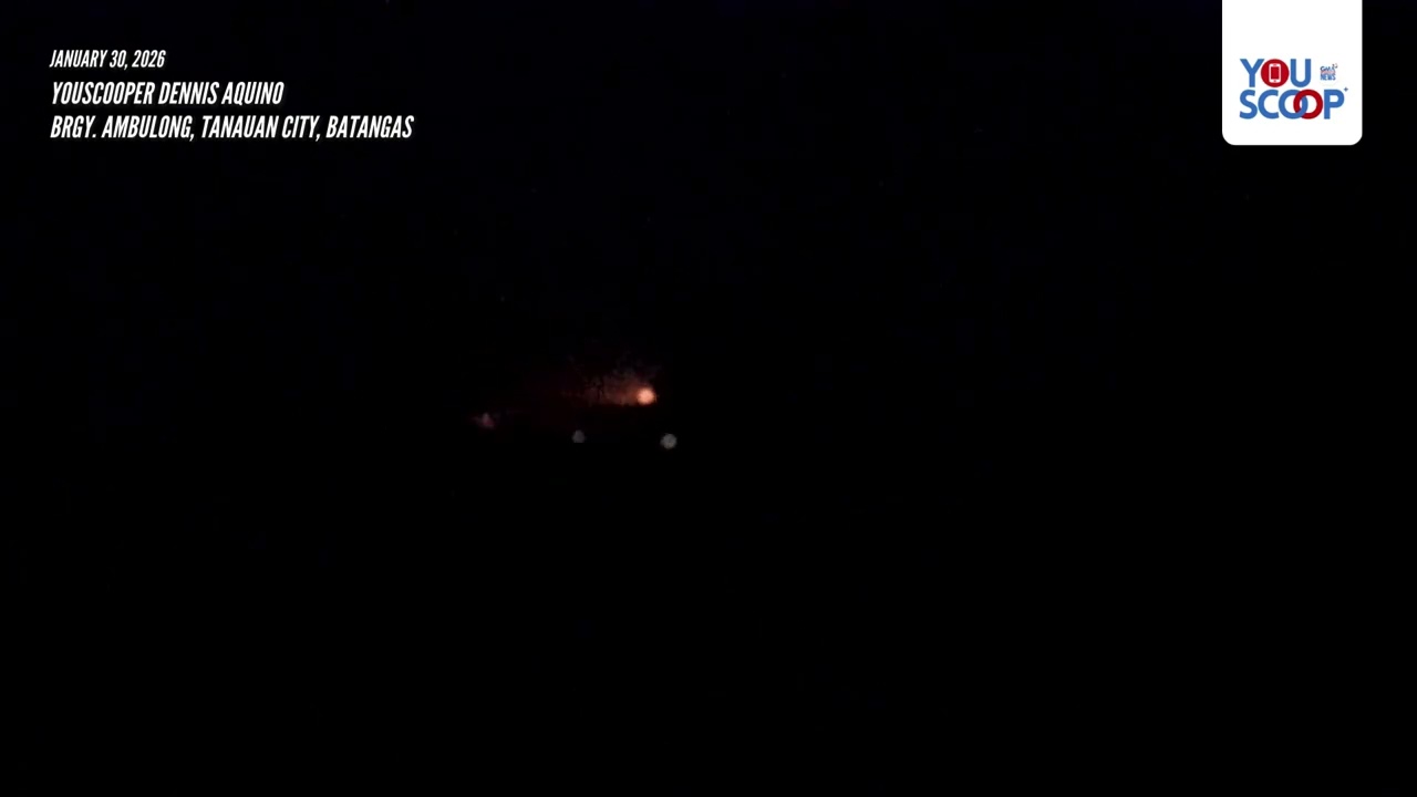 Grassfire sa bahagi ng Taal Volcano | YouScoop+