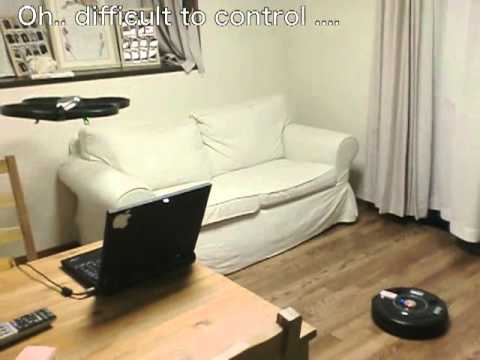 AR.DROOMBA (Control AR.Drone and Roomba simultaneously using PS3 Controller)