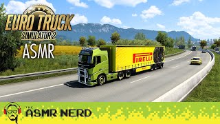 Relaxing ASMR Road Trip in Euro Truck Simulator 2! [whispering, clicking, driving sounds] screenshot 3