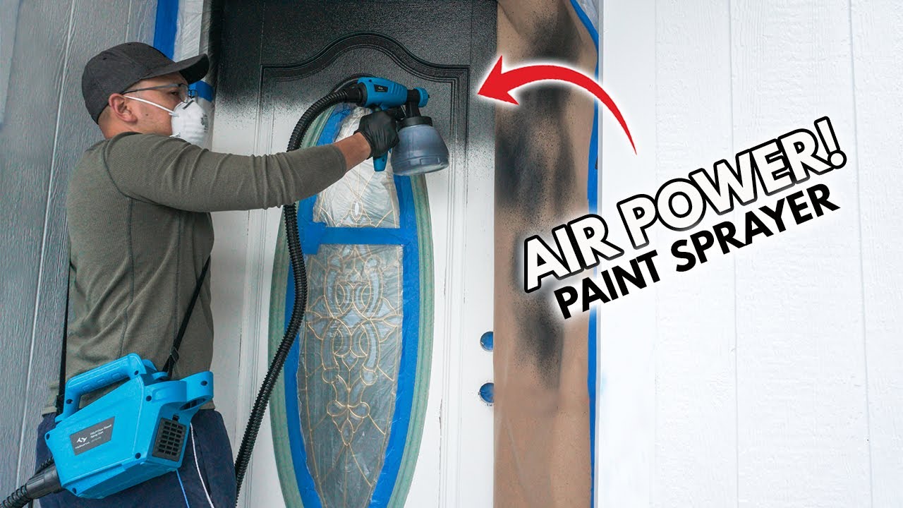 My First Time Using The Tilswall Air Paint Sprayer Gun HVLP Review