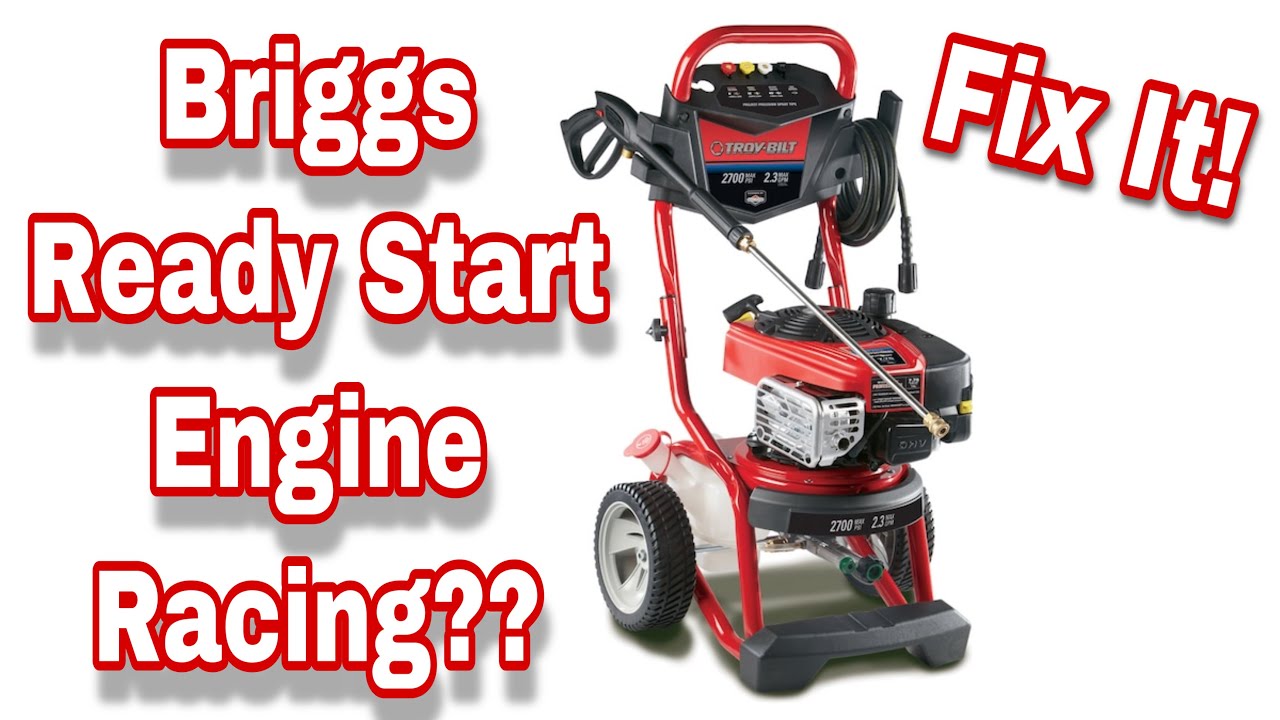 Racing Briggs Ready Start Engine Fix It Governor YouTube