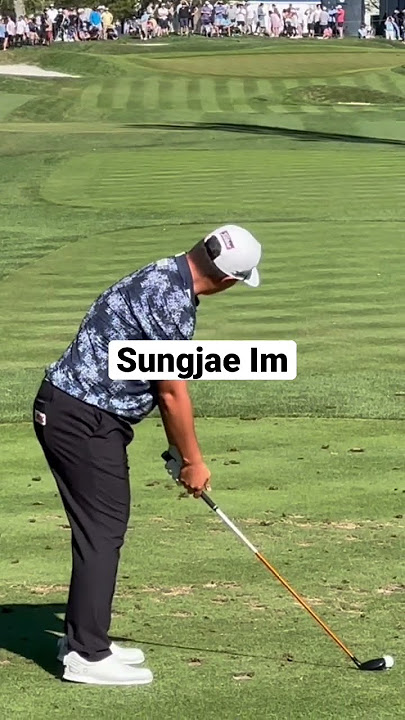 Sungjae Im golf swing at the Players Championship 2023