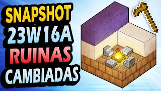 Nuevos Campamentos!! ✅ Snapshot 23w16a Minecraft 1.20