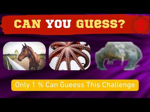 Guess the Animal in 3 Seconds 🐾 | 20 Questions | Only 1% Pass Part 2