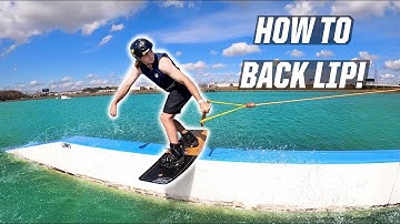 BACK LIP! - HOW TO - WAKEBOARD - BACKSIDE LIPSLIDE - WAKEBOARDING - RAIL