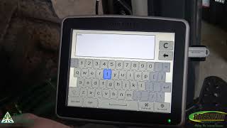 Pipe Planner Elevation Data Export from a John Deere Monitor Using a Thumb Drive