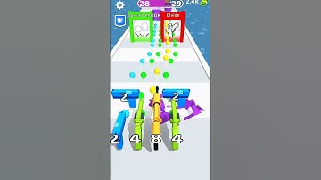 Merge Gun Run 3D | Level 28 | 3D gameplay✅- Android IOS games #3dgames #3d #shortsgame #shorts