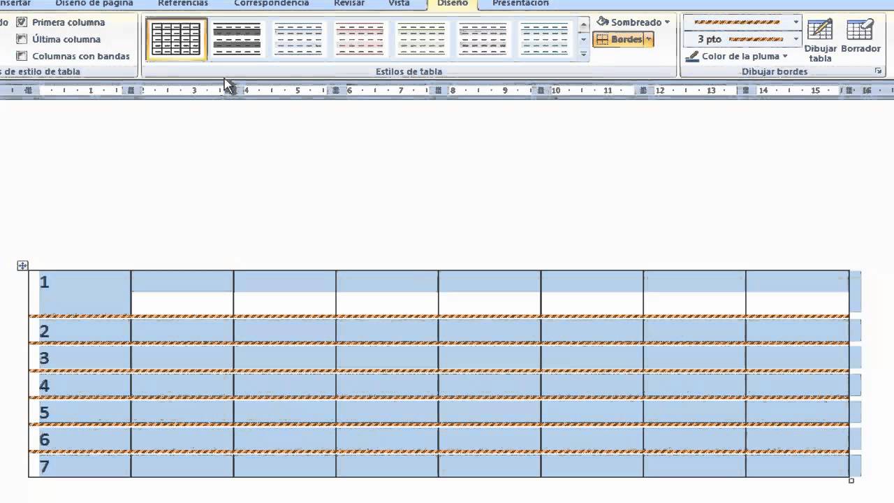 Como Hacer Una Tabla En Word Con Diferentes Medidas Esta Diferencia