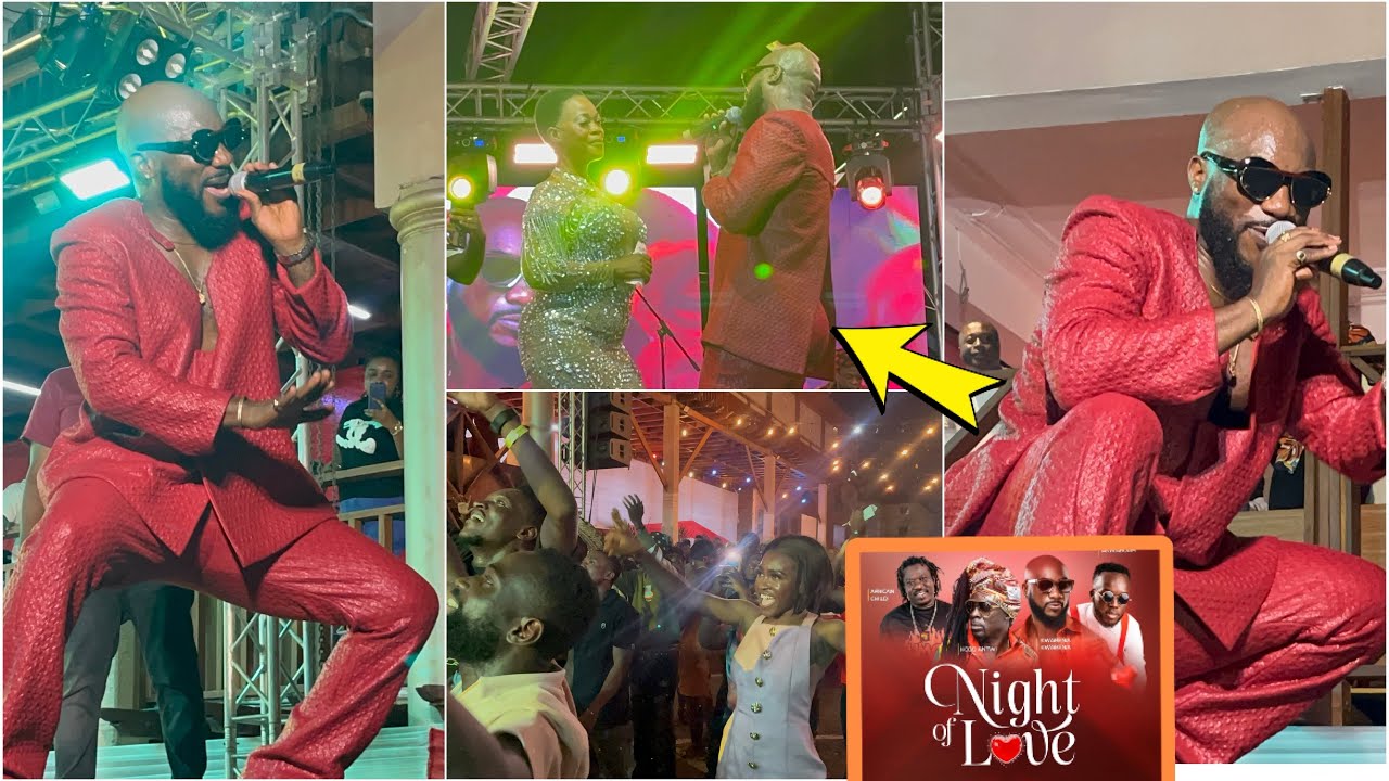THE KING OF ROMANTIC MUSIC🔥Kwabena Kwabena's Unforgettable Performance at SG Mall
