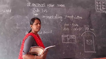 III Std EVS Communicating Through Letters