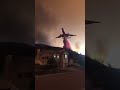 DC-10 Air Tanker drops 12.000 gallons of fire retardant in wildfire #firefighter #airplane #wildfire