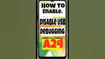 How to Enable USB Debugging on Samsung Galaxy A24 | Enable USB Debugging Samsung A24