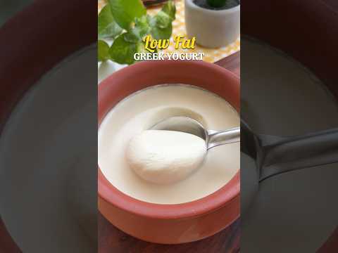 Homemade Low Fat Greek Yogurt 🤍