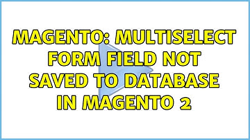 Magento: multiselect form field not saved to database in magento 2