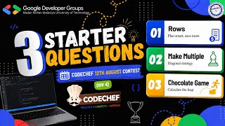 Codechef 12 August Contest:251 Questions Answers