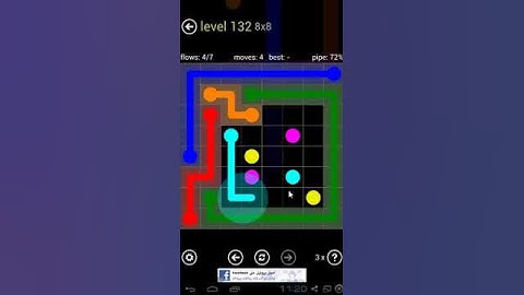Flow Free - 8 x 8 Mania Level 132