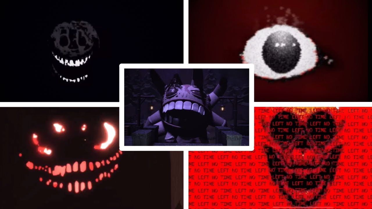 Doors - All Jumpscares + Deaths (Floors 1, 2, Backdoor, April