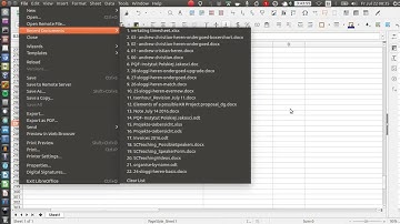 Idea: LibreOffice Recent Files Unity Dash Icon?