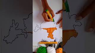 Independence Day Drawing #15august #shorts #youtubeshorts #papercraft #art #craft #drawing screenshot 4