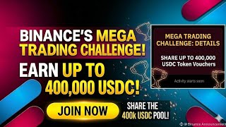 Binance Traders League: Mega Trading Challenge Full Tutorial | Earn Free USDC Token Vouchers