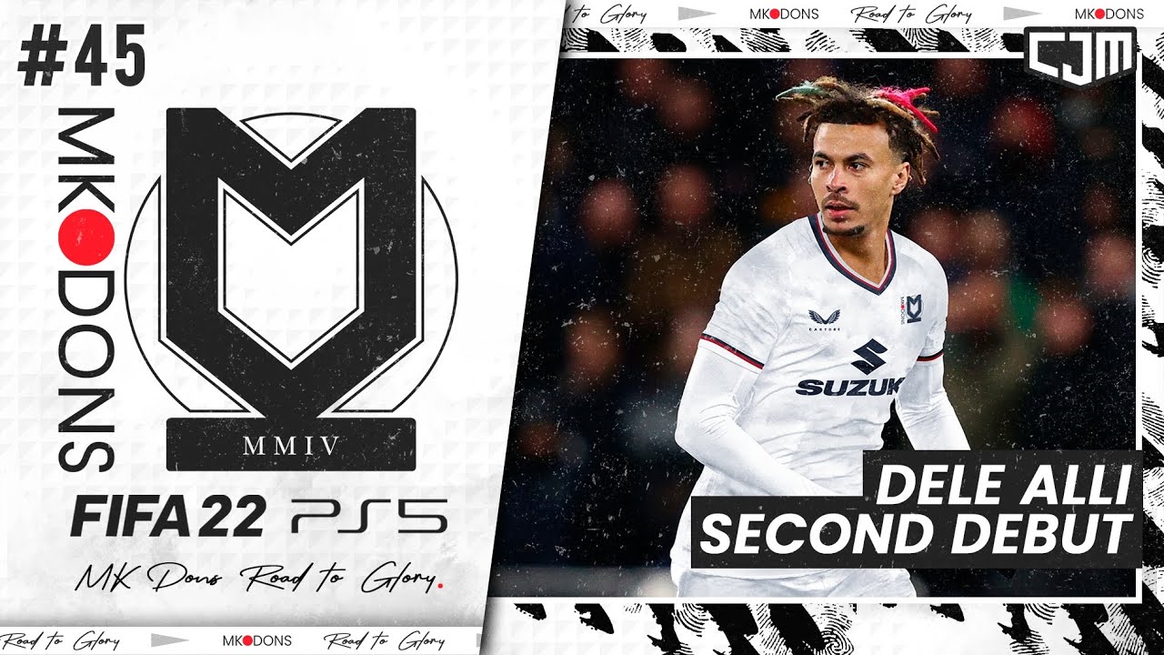 FIFA 22 MK Dons Road To Glory Debut Dele Alli Lawan AS Monaco & Merry
