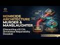 Homicide Law Explained: Murder &amp; Voluntary Manslaughter | SQE &amp; PGDL