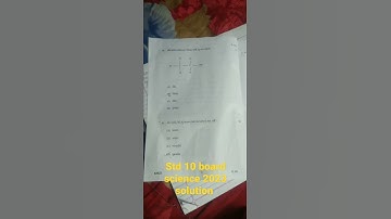 std 10 2023 science paper solution