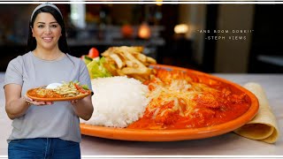 The BEST Mexican Restaurant Creamy Chicken Dinner Recipe POLLO BUCANERO para CHU