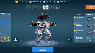 Ultimate ion Harpy drone SEEKER and subduer War Robots WR