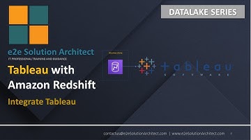 Amazon Redshift with Tableau
