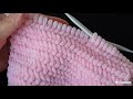 kadife iple muhteşem iki şiş balık kılcıgı örgü modeli crochet knitting