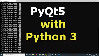 How Install PyQt5 with python 3 on Ubuntu 20.04 18.04