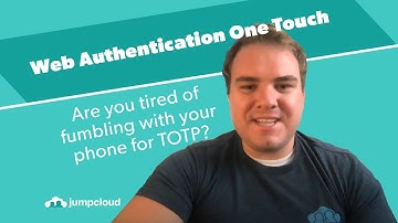 Web Authentication One Touch | JumpCloud Demo