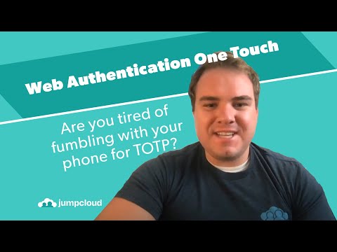 Web Authentication One Touch | JumpCloud Demo