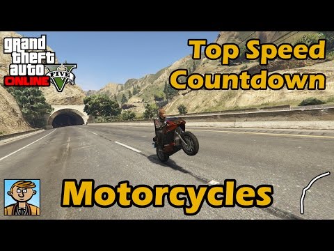 Fastest Motorcycles (2017) - GTA 5 Best Fully Upgraded Bikes Top Speed Countdown