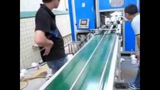 Log Saw machine and 8~12 rolls per pack packing machine video screenshot 4