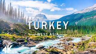 FLYING OVER  TURKEY (4K UHD)  Relaxing Music Along With Beautiful Nature Videos  4K Video Ultra HD