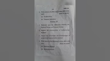 Comparative government and politics#bpsc133 #BPSC 133 #2023exam