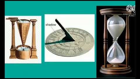 Ancient methods of time measurement