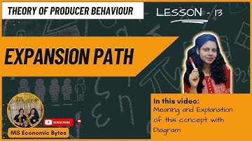 || EXPANSION PATH | PRODUCTION FUNCTION | SHORT VIDEO | MS Economic Bytes ||