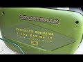 Cheap Portable Generator - Sportsman GEN2000I 2200W Max - 1800W  / Inverter Quick First Impressions