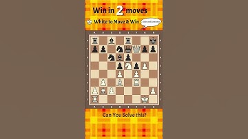 Checkmate in Two Moves: Can You Figure It Out? #134 #chess #chesspuzzle