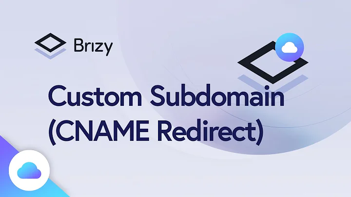 Custom Subdomain | CNAME Redirect | CLOUD 2020