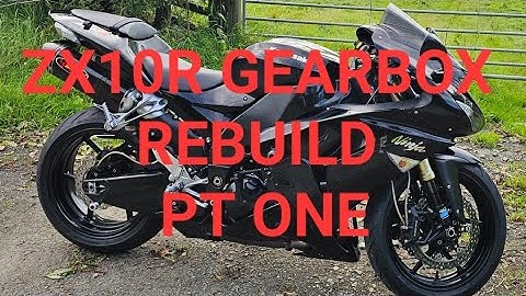 gen 2 2007 kawasaki zx10r engine removal strip down 4th 3rd gear remove and replace part one