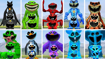 EVOLUTION OF NEW ALL BIG SMILING CRITTERS MONSTERS POPPY PLAYTIME CHAPTER 3 (Garry